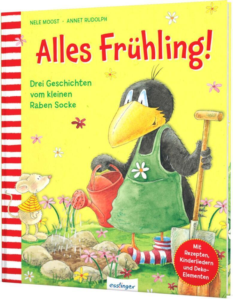 Cover: 9783480237623 | Der kleine Rabe Socke | Drei Geschichten vom kleinen Raben Socke