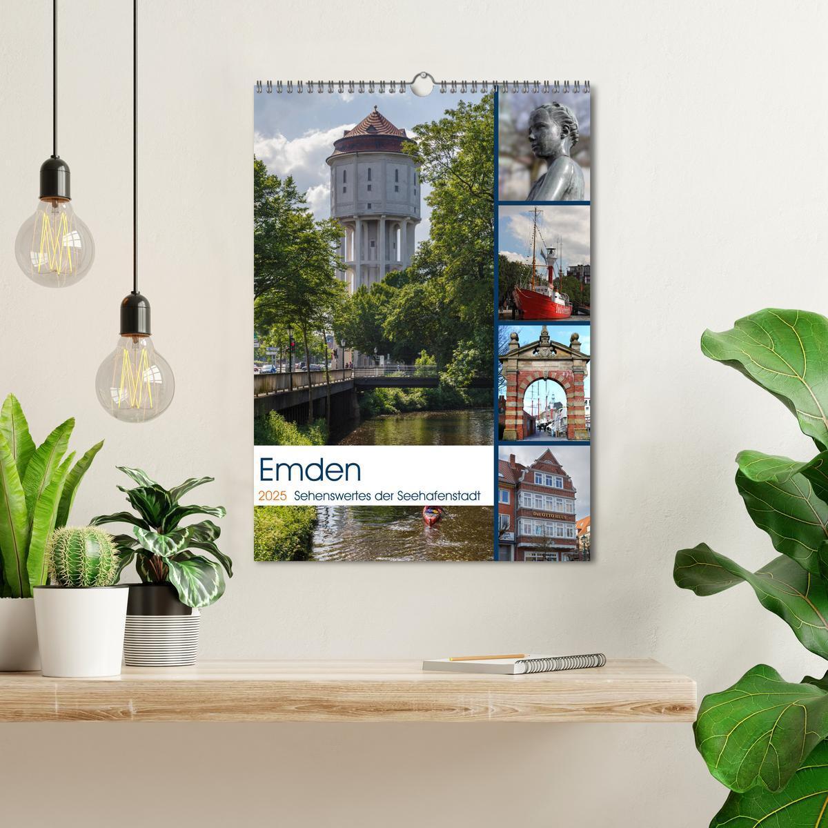 Bild: 9783457004494 | Emden - Sehenswertes der Seehafenstadt (Wandkalender 2025 DIN A3...