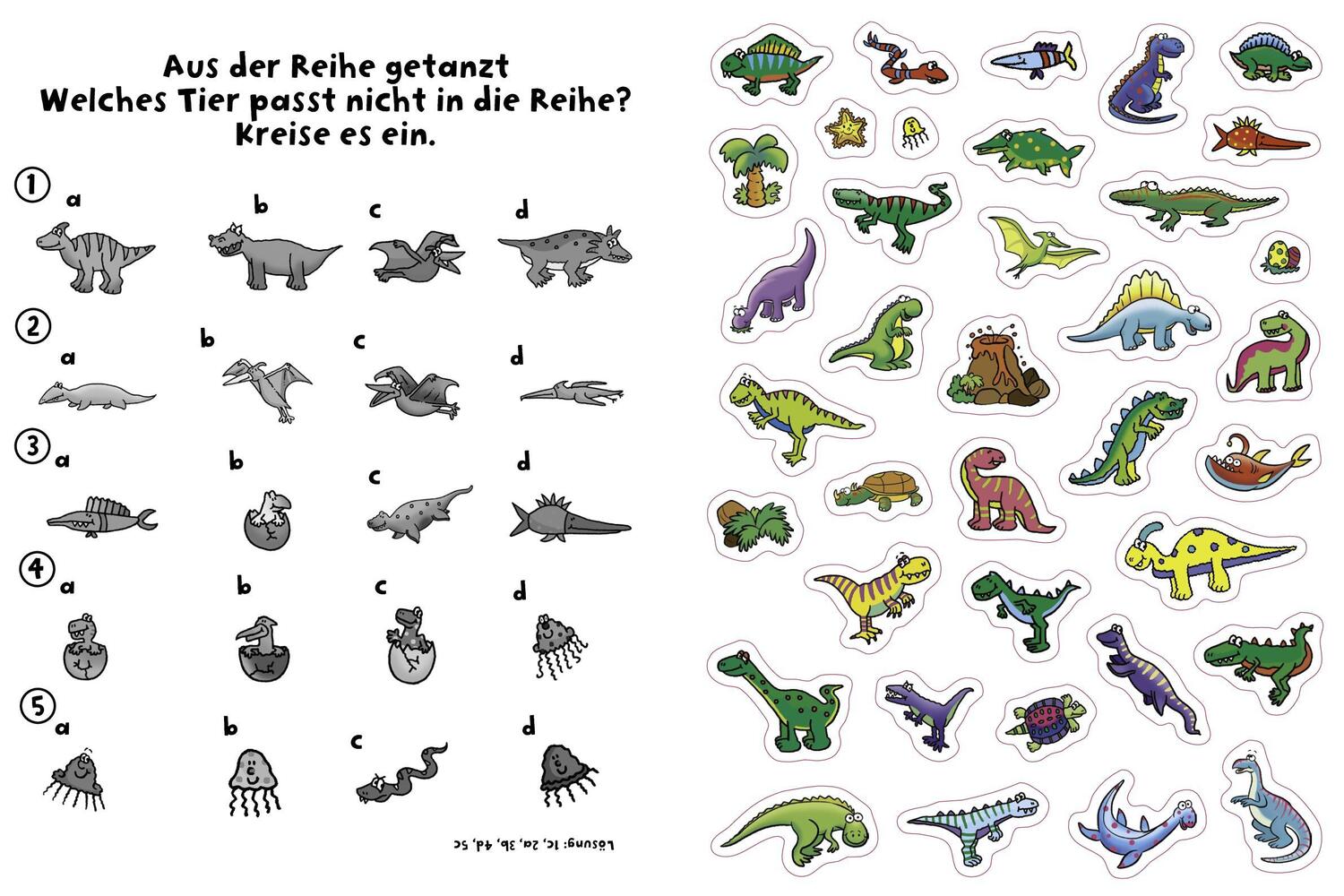 Bild: 9783849946326 | 555 Sticker Dinosaurier | Taschenbuch | 32 S. | Deutsch | 2024