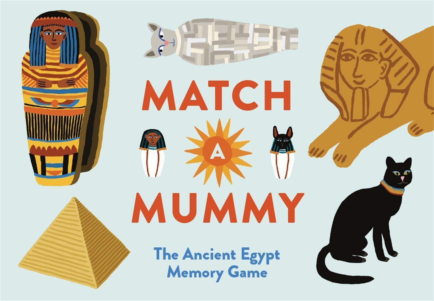 Cover: 9781786275837 | Match a Mummy | The Ancient Egypt Memory Game | Anna Claybourne | 2020