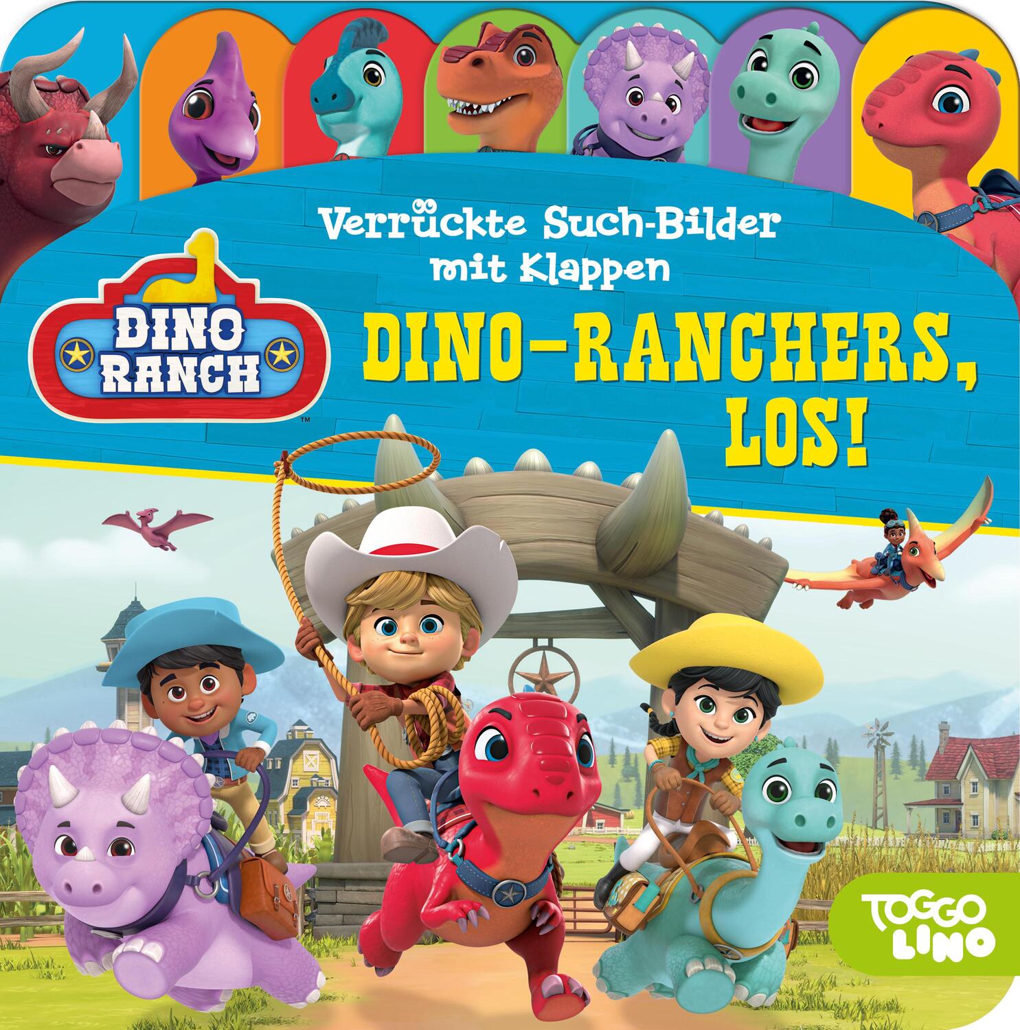 Cover: 9781503770218 | Dino Ranch - Verrückte Such-Bilder mit Klappen - Dino-Ranchers,...