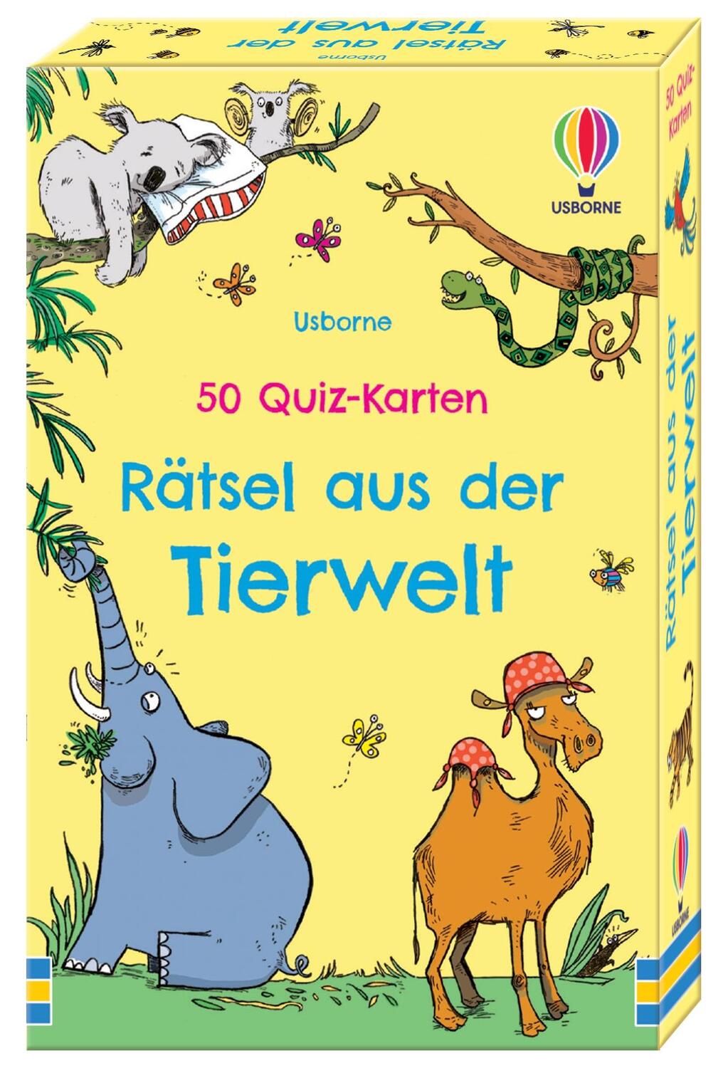 Cover: 9781035702312 | 50 Quiz-Karten: Rätsel aus der Tierwelt | Taschenbuch | 50 S. | 2024