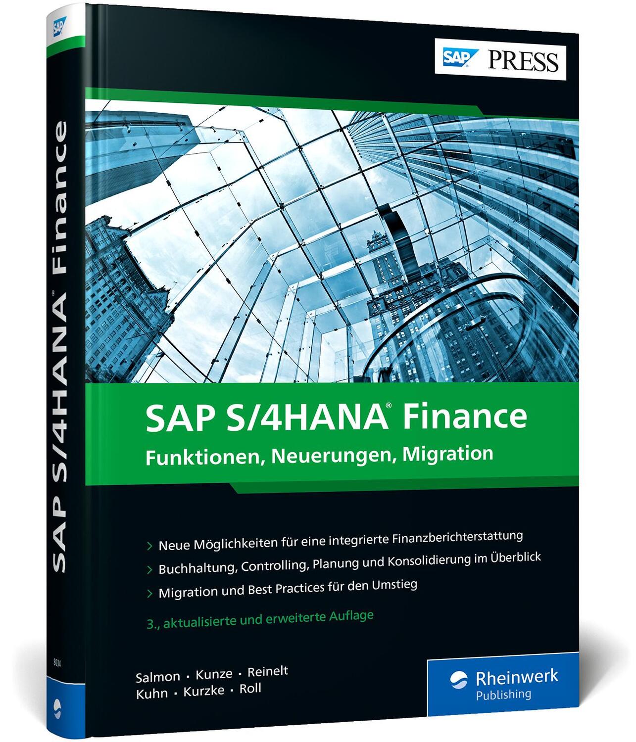 Cover: 9783836280341 | SAP S/4HANA Finance | Janet Salmon (u. a.) | Buch | SAP Press | 576 S.