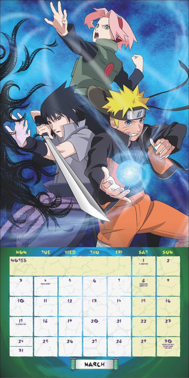 Bild: 9783840196812 | Naruto Broschurkalender 2025 | Kalender | Danilo | 28 S. | Englisch