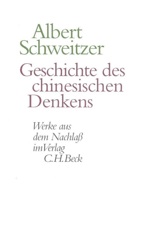 Cover: 9783406481819 | Geschichte des chinesischen Denkens | Buch | 360 S. | Deutsch | 2002