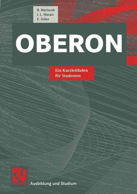 Cover: 9783528056919 | Oberon | Ein Kurzleitfaden für Studenten | B. Marincek (u. a.) | Buch