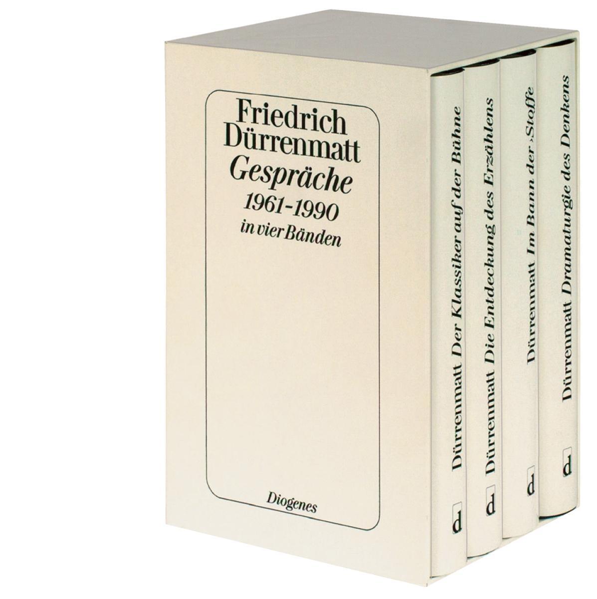 Cover: 9783257061116 | Gespräche 1961-1990 in vier Bänden | Friedrich Dürrenmatt | Buch