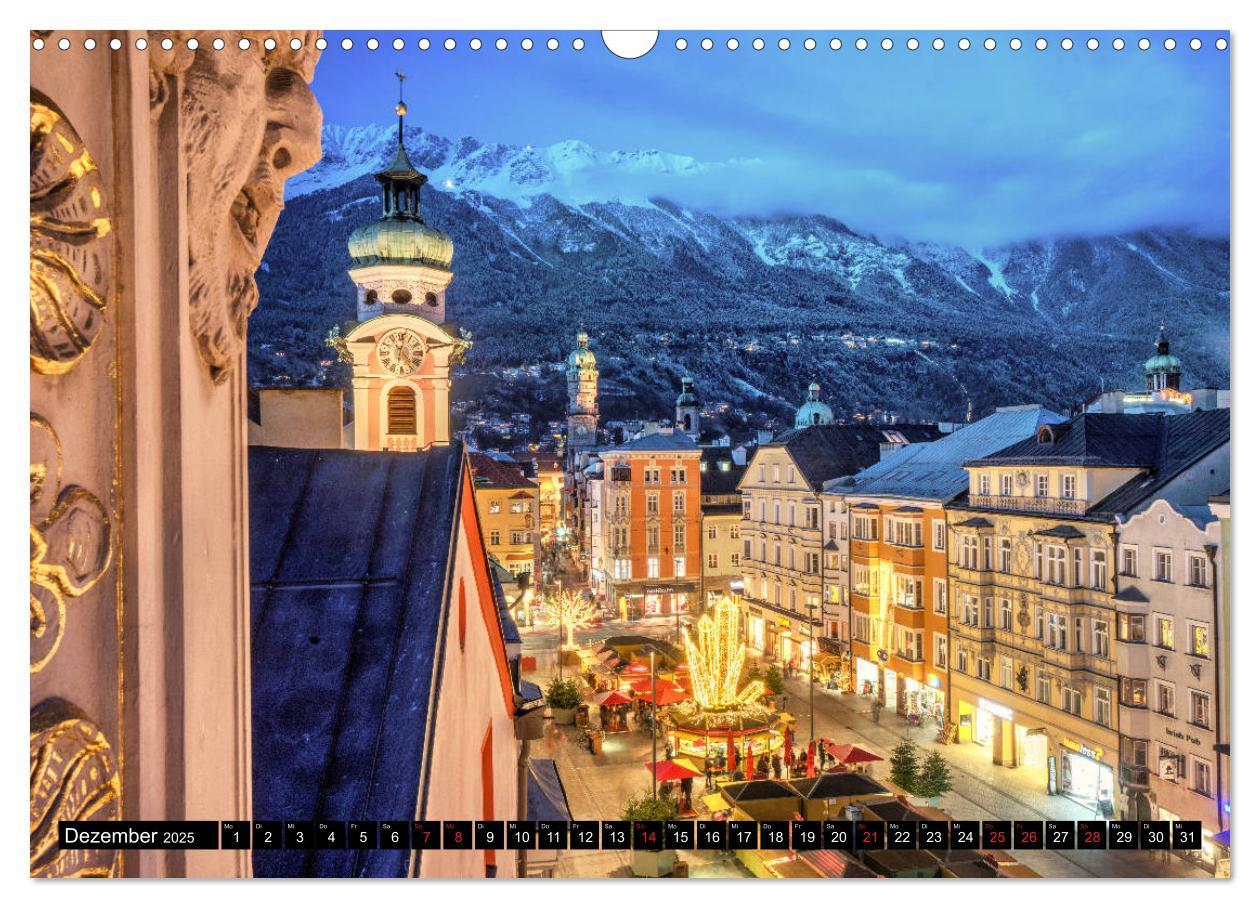 Bild: 9783435189557 | Innsbruck - Hauptstadt der Alpen (Wandkalender 2025 DIN A3 quer),...