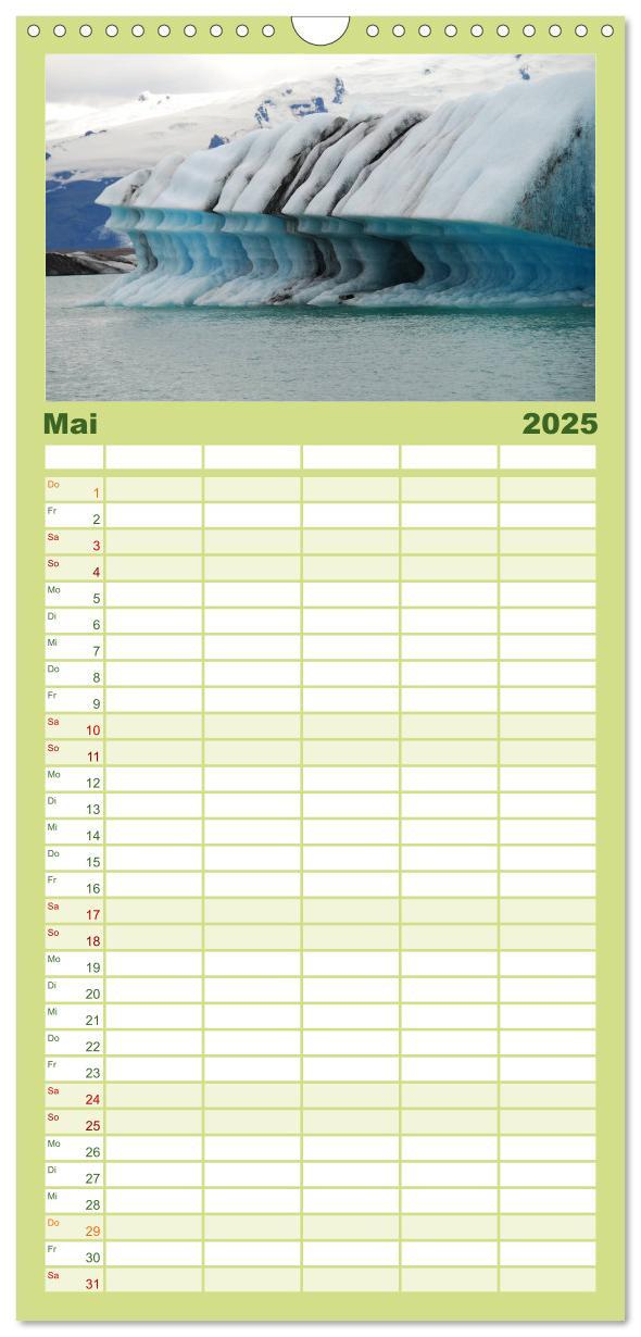 Bild: 9783457114940 | Familienplaner 2025 - Das ist ISLAND mit 5 Spalten (Wandkalender,...