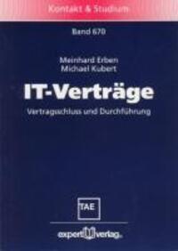 Cover: 9783816924418 | IT-Verträge | Meinhard/Kubert, Michael Erben | Taschenbuch | 154 S.