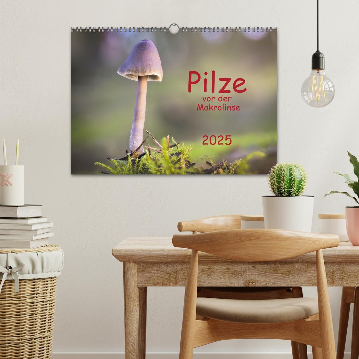 Bild: 9783383918704 | Pilze vor der Makrolinse 2025 (Wandkalender 2025 DIN A3 quer),...