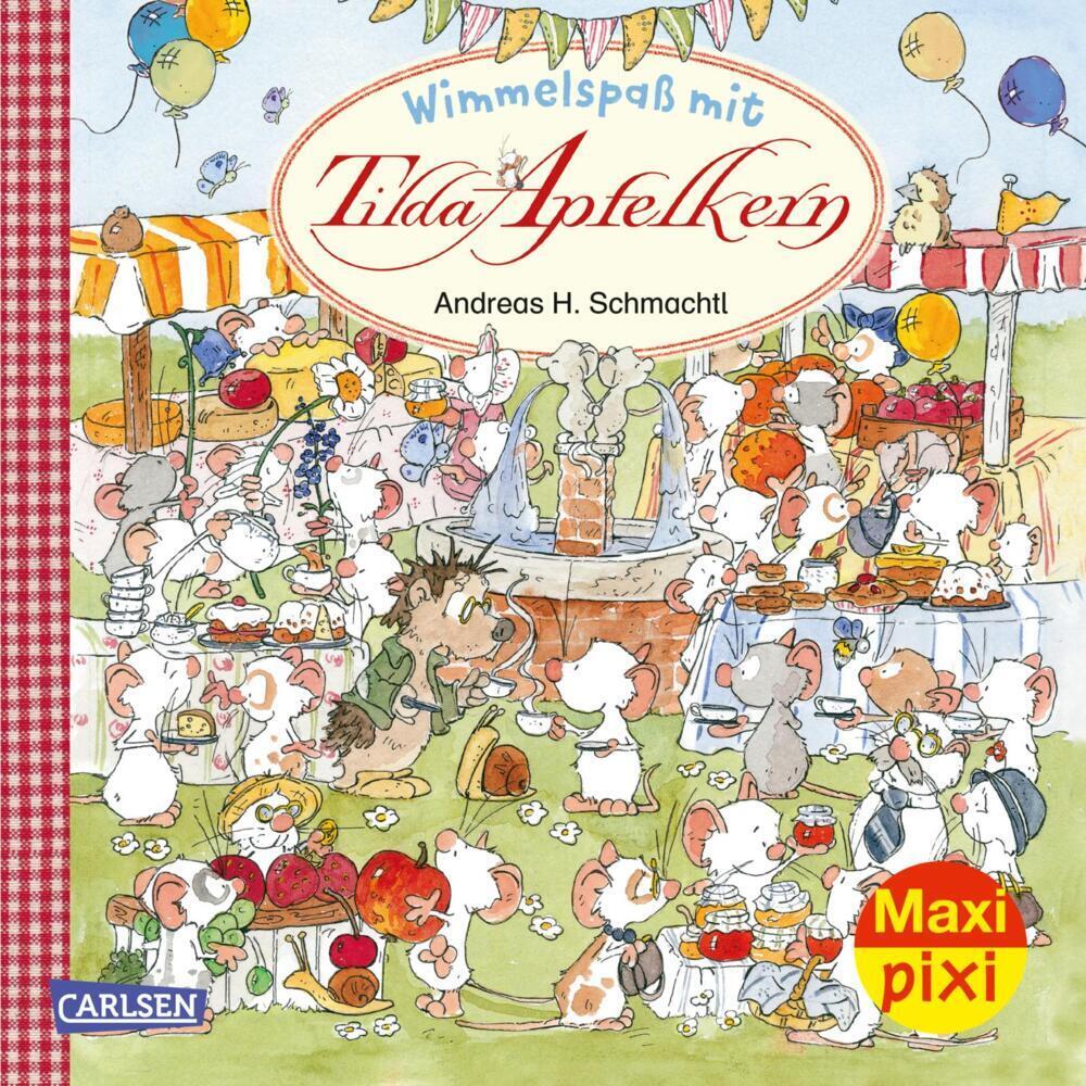 Cover: 9783551032928 | Maxi Pixi 379: Wimmelspaß mit Tilda Apfelkern | Miniaturbuch | Buch