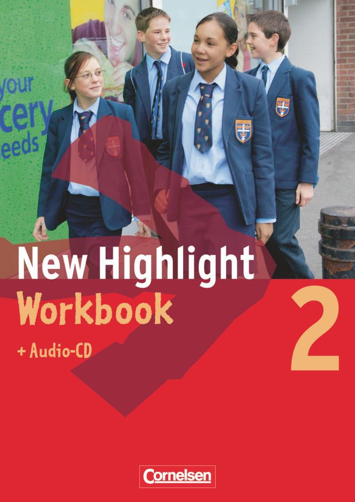 Cover: 9783060311743 | New Highlight 2. 6. Schuljahr. Workbook mit Lieder- und Text-CD....