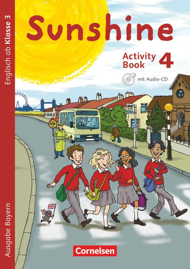 Cover: 9783060838554 | Sunshine 4. Jahrgangsstufe. Activity Book mit Audio-CD,...
