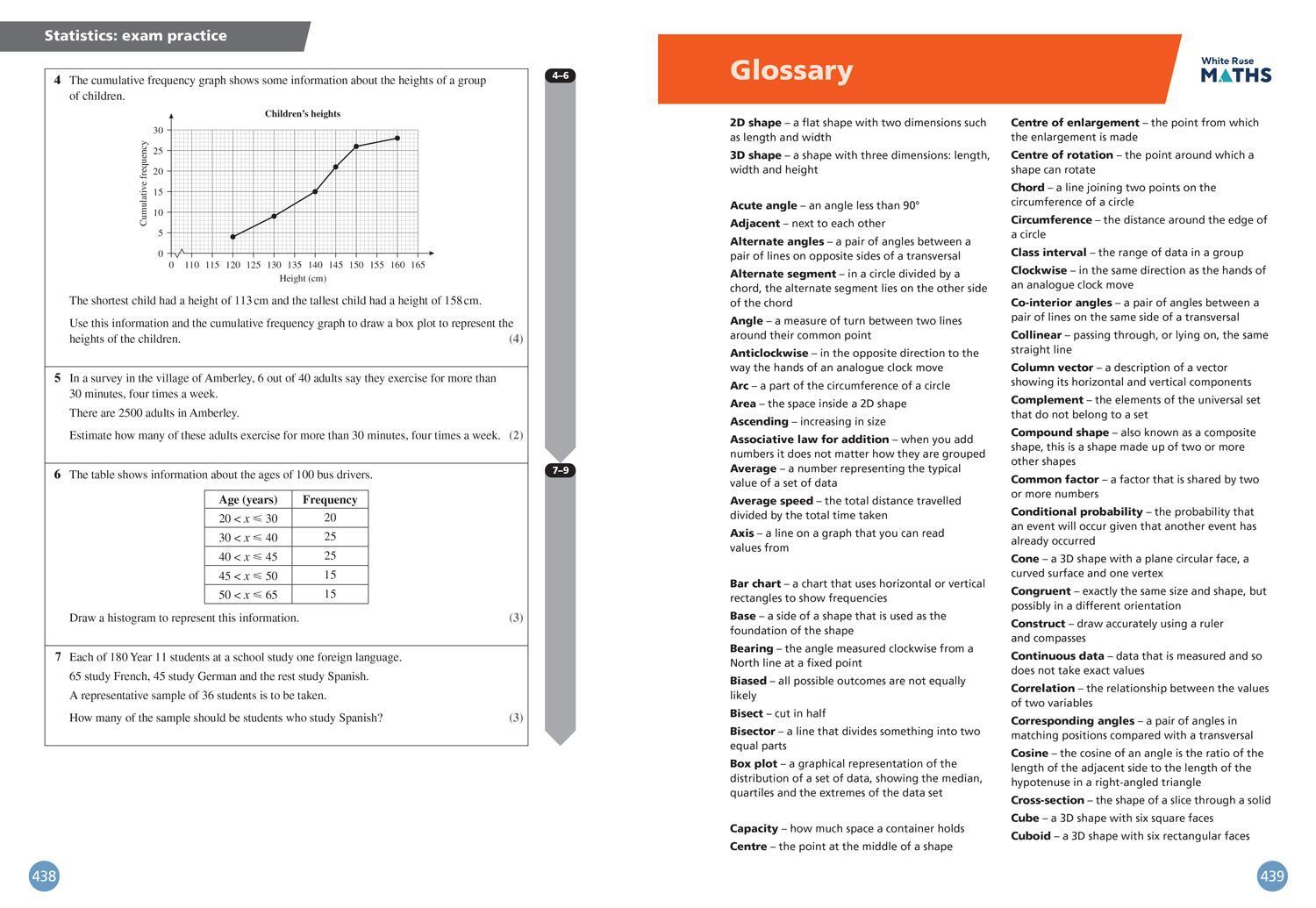 Bild: 9780008669560 | White Rose Maths: Edexcel GCSE 9-1 Higher Student Book 2 | Ainscough