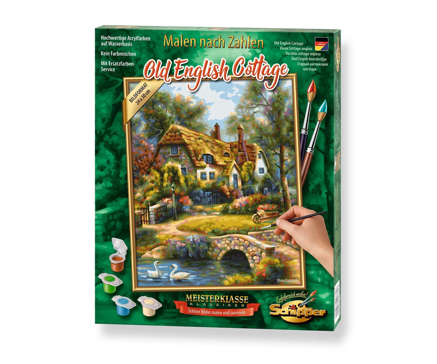 Cover: 4000887928318 | Schipper Malen nach Zahlen - Old English Cottage | Schipper | Spiel