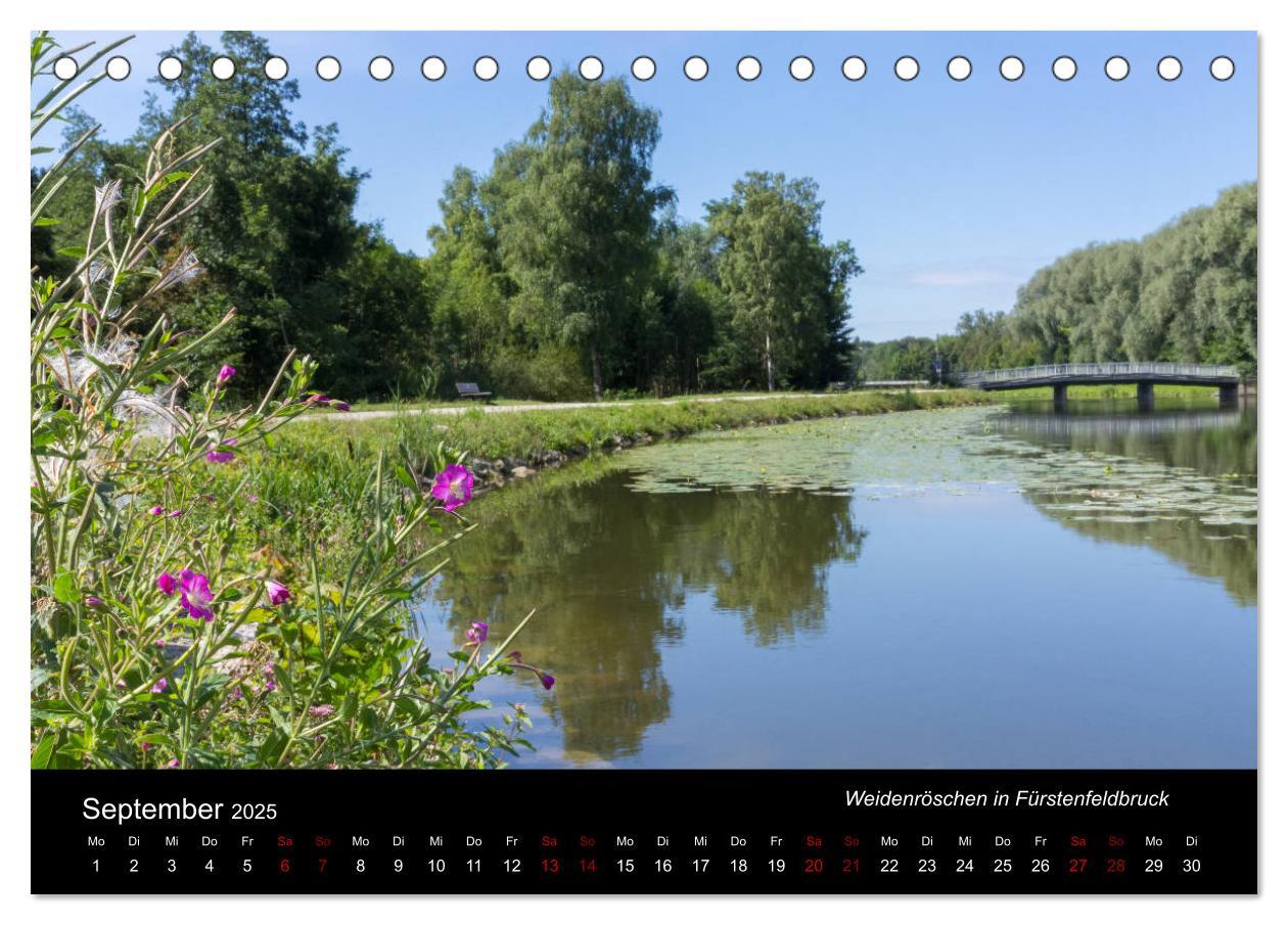 Bild: 9783435431304 | Die Amper - Ansichten eines bayerischen Flusses (Tischkalender 2025...