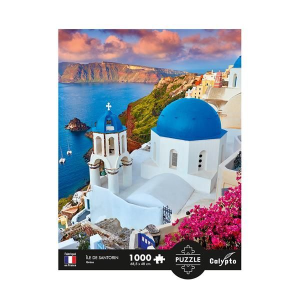 Bild: 3760124870527 | Calypto Santorini 1000 Teile Puzzle | Spiel | In Spielebox | 3907052