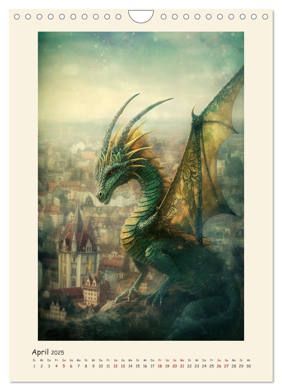 Bild: 9783435854592 | Malerische Drachen (Wandkalender 2025 DIN A4 hoch), CALVENDO...