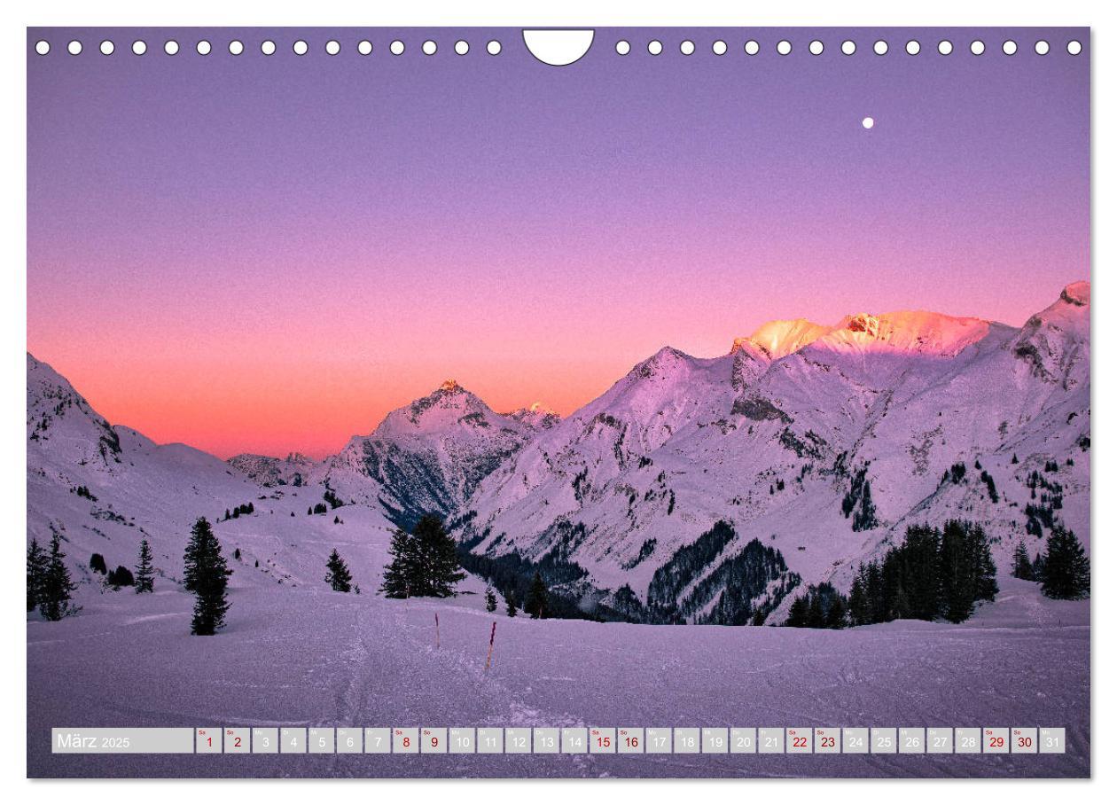 Bild: 9783435233229 | Arlberg - magic of winter (Wandkalender 2025 DIN A4 quer), CALVENDO...