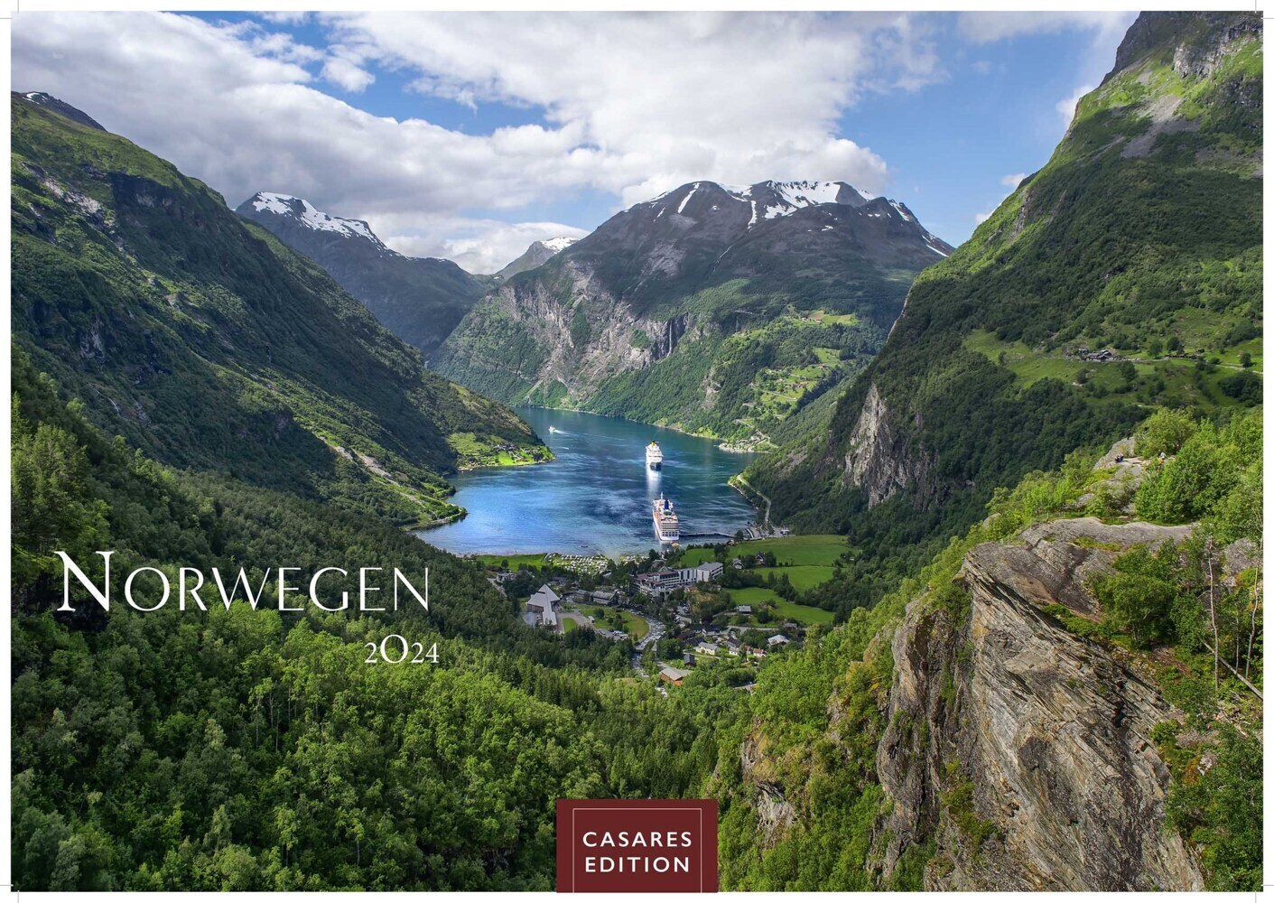 Cover: 9789918620487 | Norwegen 2024 L 35x50cm | Kalender | 14 S. | Deutsch | 2024