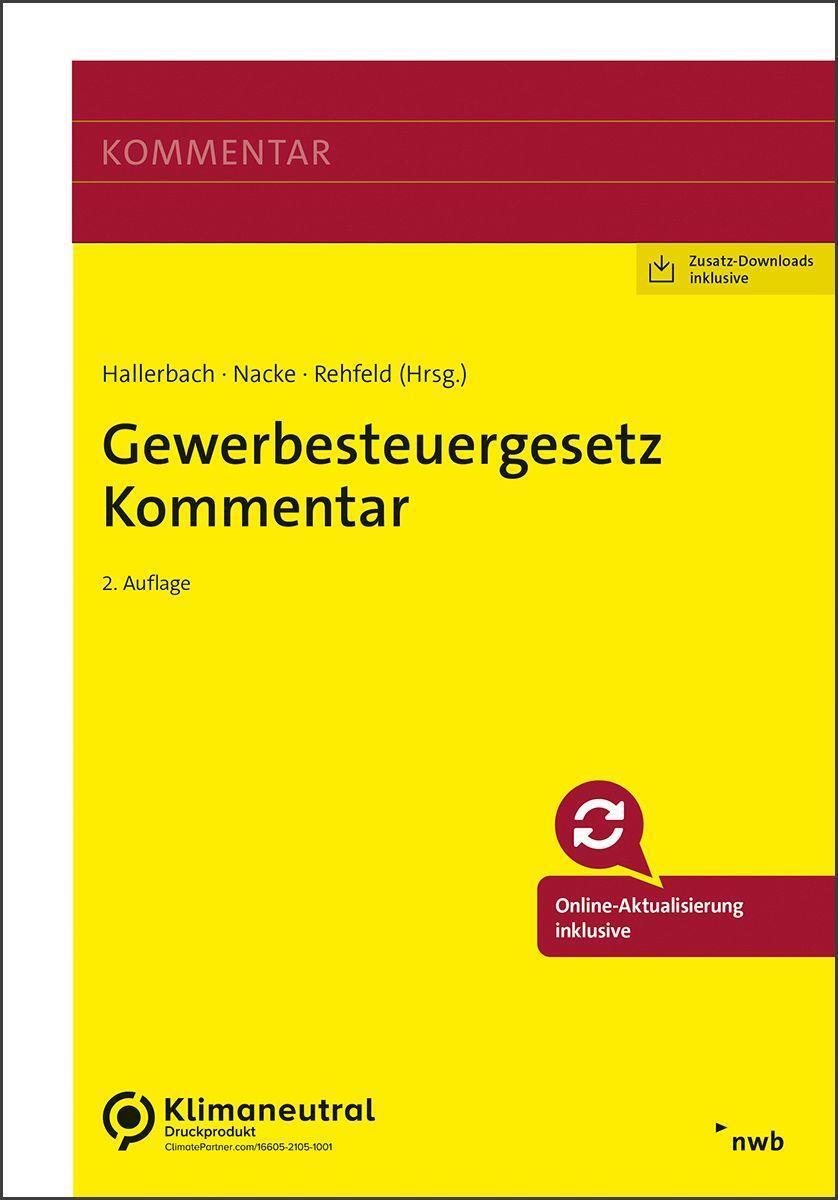 Cover: 9783482675522 | Gewerbesteuergesetz Kommentar | Dorothee Hallerbach (u. a.) | Bundle