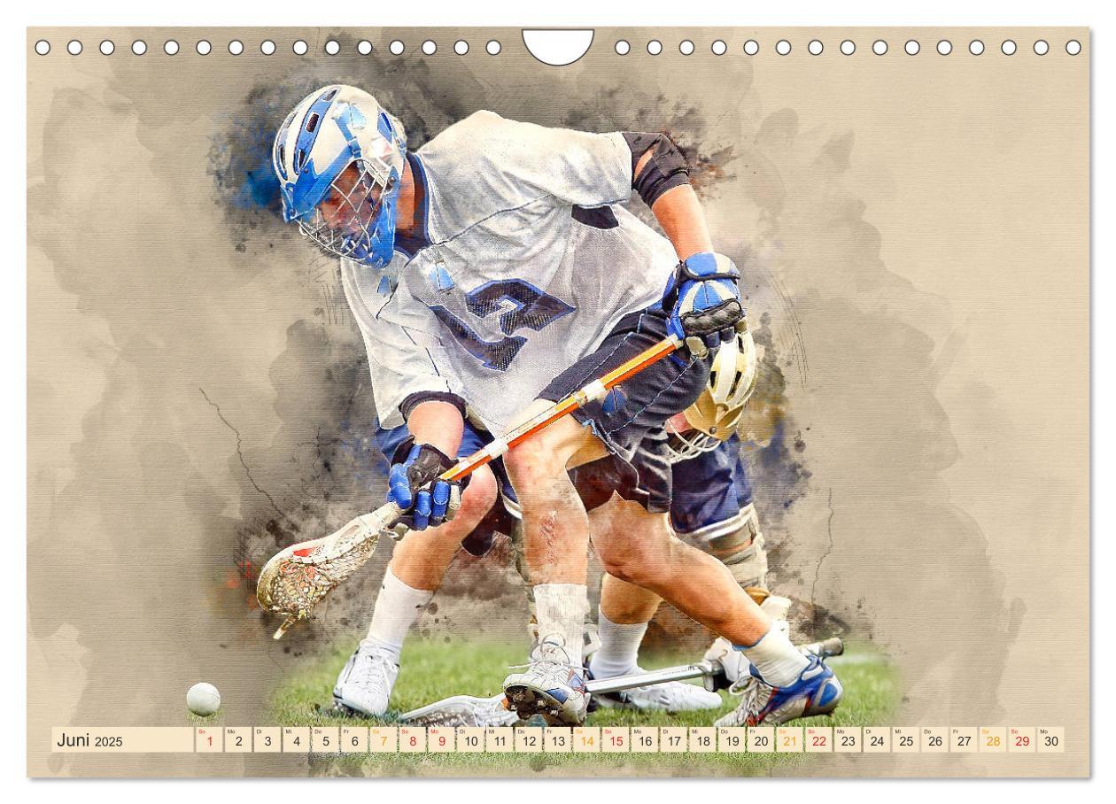 Bild: 9783435402205 | Ich liebe Lacrosse (Wandkalender 2025 DIN A4 quer), CALVENDO...