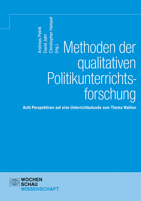 Cover: 9783734412639 | Methoden der qualitativen Politikunterrichtsforschung | Hempel (u. a.)