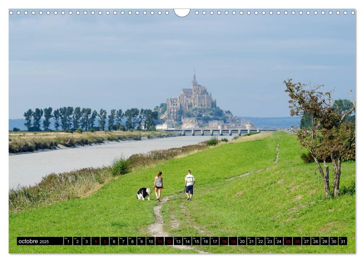 Bild: 9781325948918 | Mont Saint-Michel (Calendrier mural 2025 DIN A3 vertical), CALVENDO...