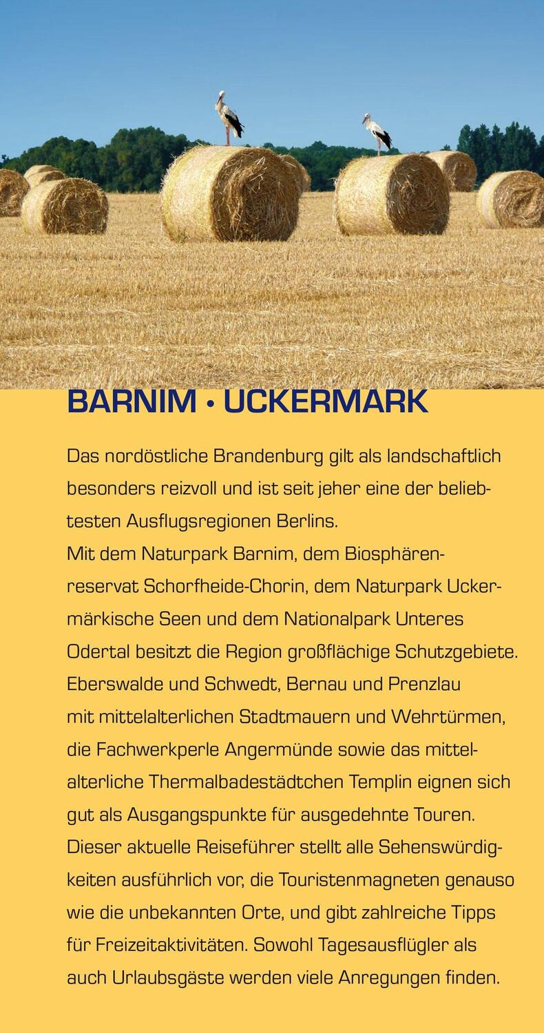 Bild: 9783897945920 | TRESCHER Reiseführer Barnim und Uckermark | Jaath Kristine | Buch