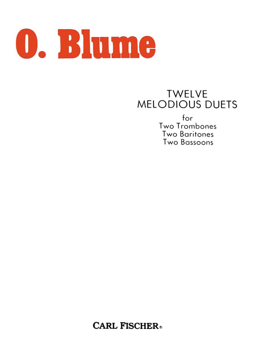 Cover: 9780825821455 | Melodious Duets(12) | O. Blume | Buch | Carl Fischer