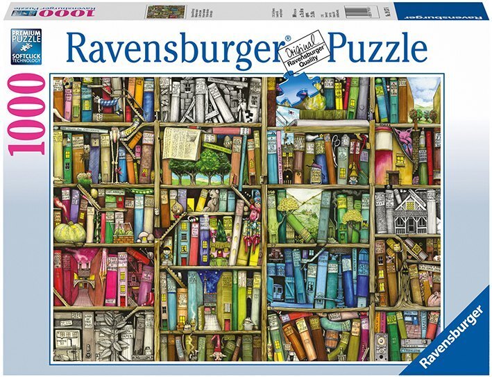 Cover: 4005556191376 | Magisches Bücherregal (Puzzle) | Spiel | In Spielebox | 19137 | 2012