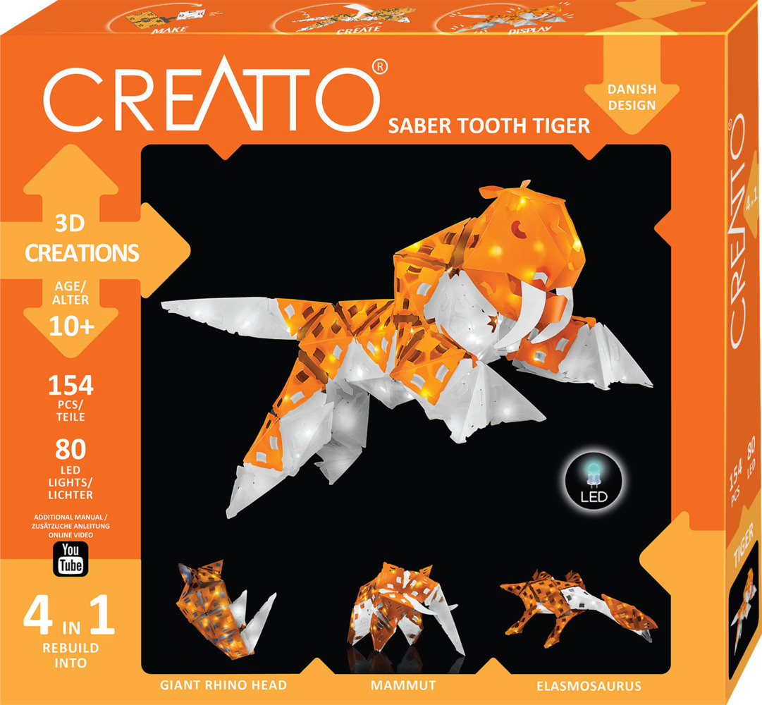 Cover: 5700002003676 | Creatto Maxi - Säbelzahntiger / Saber Tooth Tiger | Spiel | Brettspiel