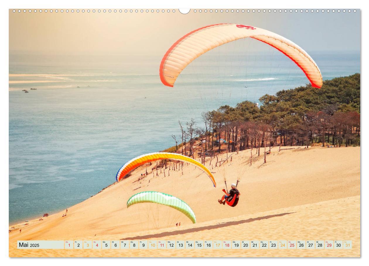 Bild: 9783435237685 | Paragliding - Mut zum Abenteuer (Wandkalender 2025 DIN A2 quer),...