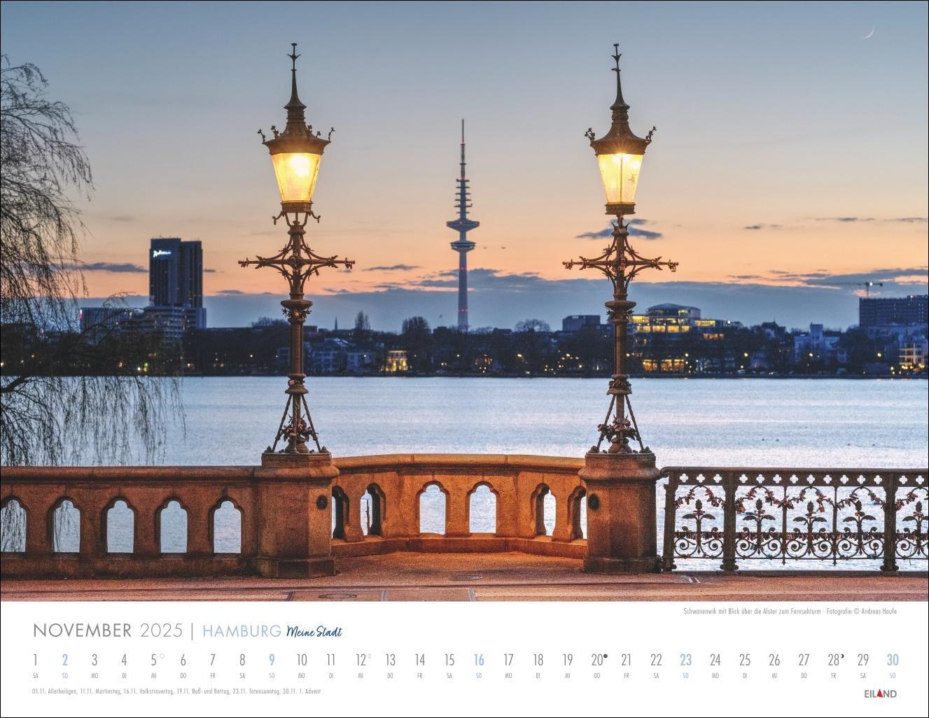 Bild: 9783964023520 | Hamburg - Meine Stadt Kalender 2025 | Eiland | Kalender | 13 S. | 2025