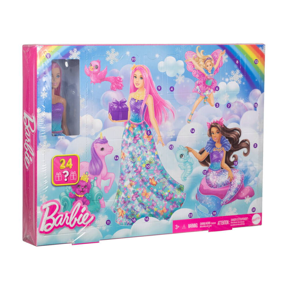 Bild: 194735176441 | Barbie Dreamtopia Adventskalender | Kalender | Fensterkarton | Deutsch