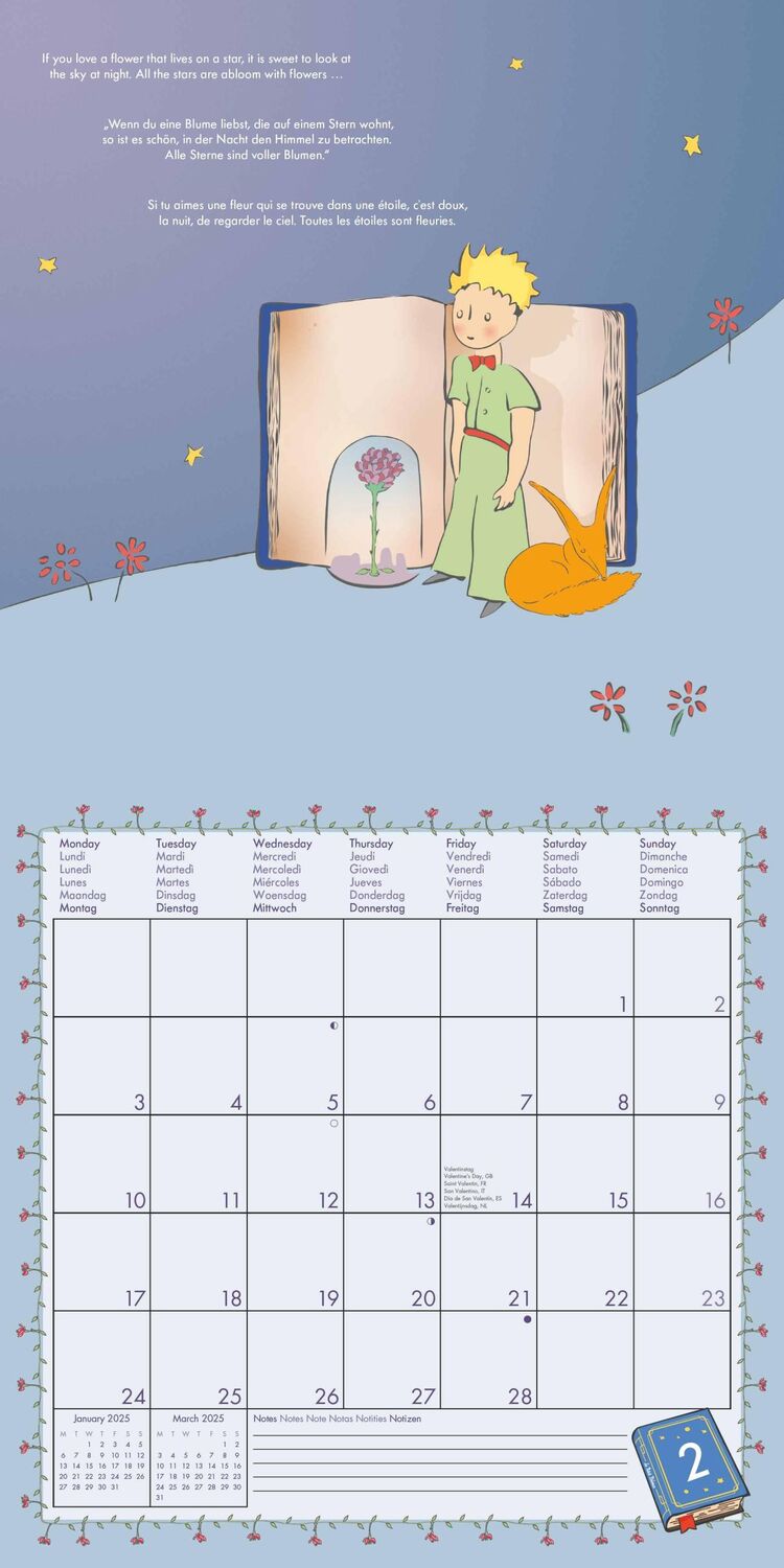 Bild: 4002725987983 | Der Kleine Prinz 2025 - Wand-Kalender - Broschüren-Kalender - 30x30...