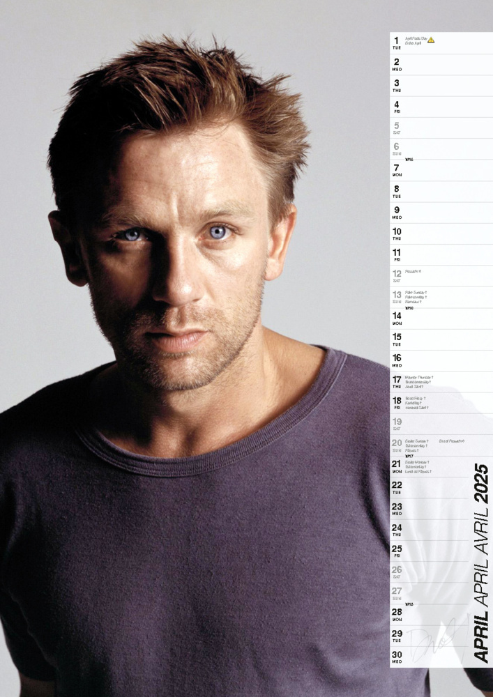 Bild: 9798893610291 | Daniel Craig Kalender 2025 | Kalender | 14 S. | Deutsch | 2025