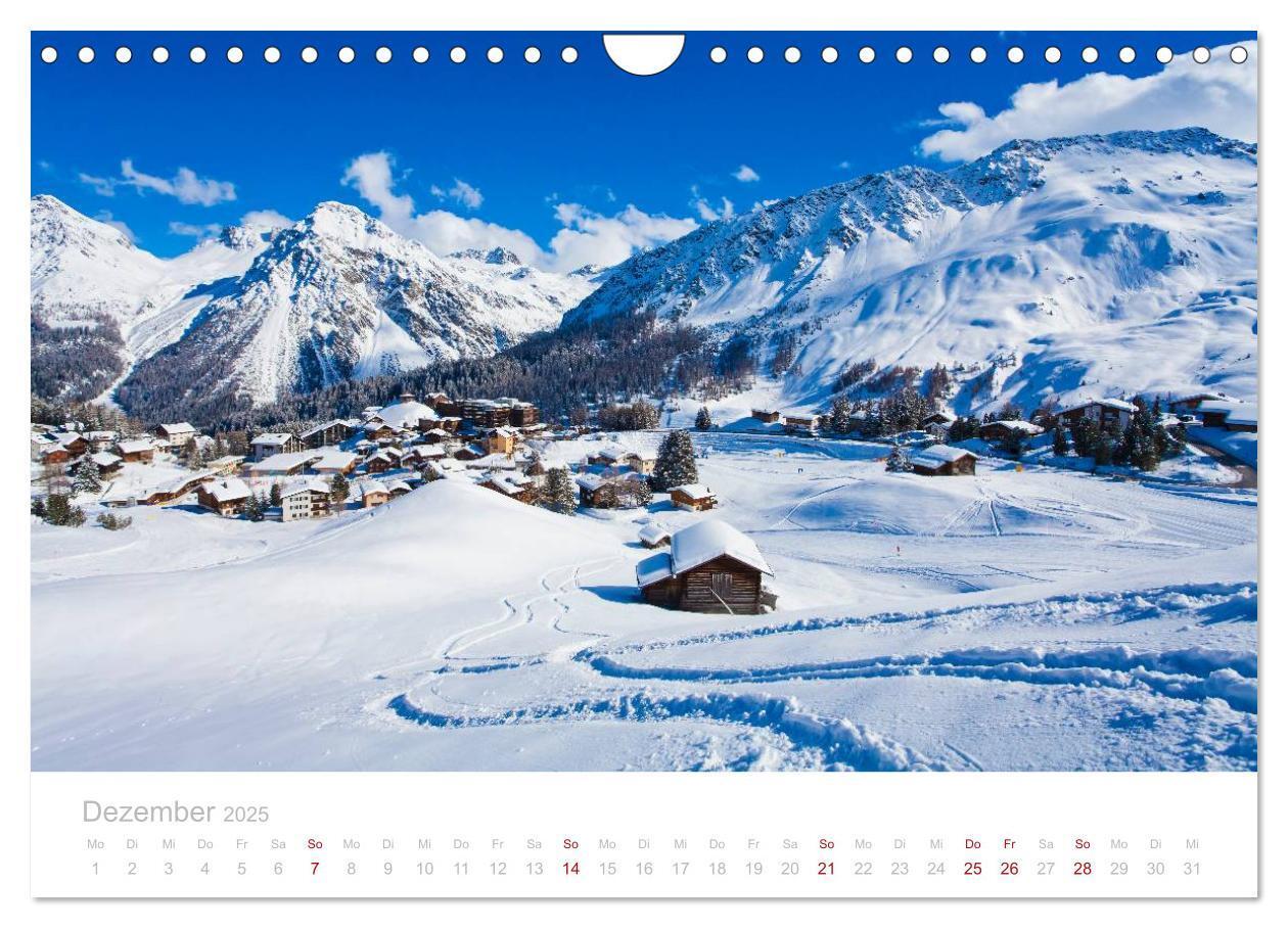 Bild: 9783435776023 | Graubünden Engadin 2025 (Wandkalender 2025 DIN A4 quer), CALVENDO...