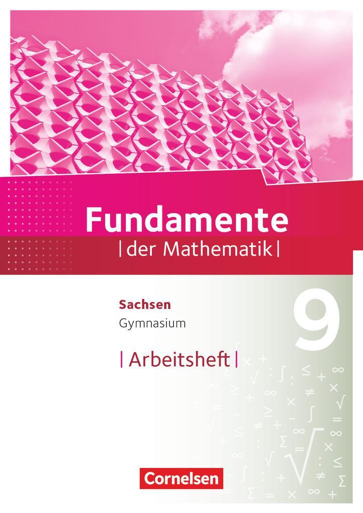 Cover: 9783060031337 | Fundamente der Mathematik 9. Schuljahr - Sachsen - Arbeitsheft mit...