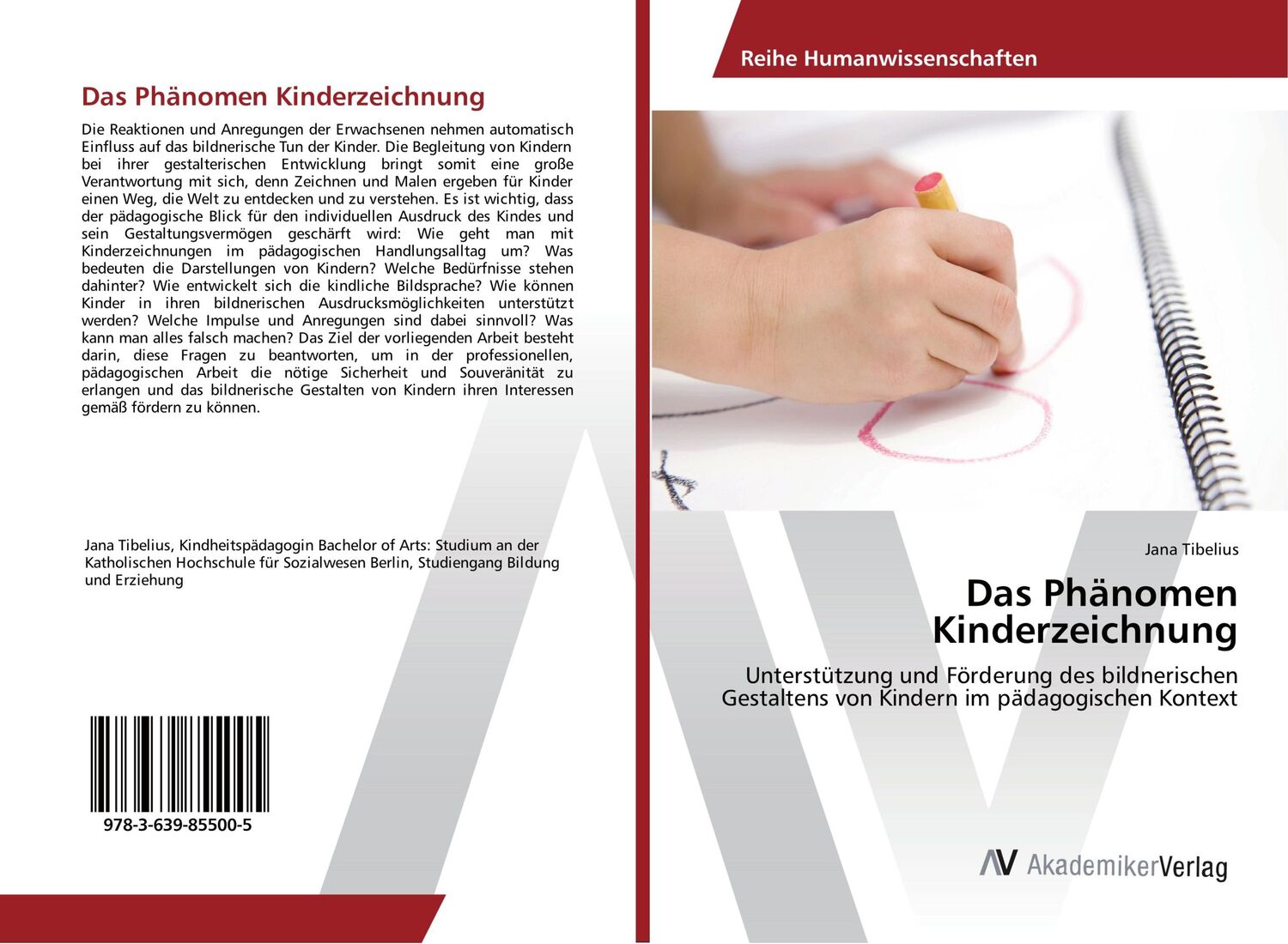 Cover: 9783639855005 | Das Phänomen Kinderzeichnung | Jana Tibelius | Taschenbuch | Paperback