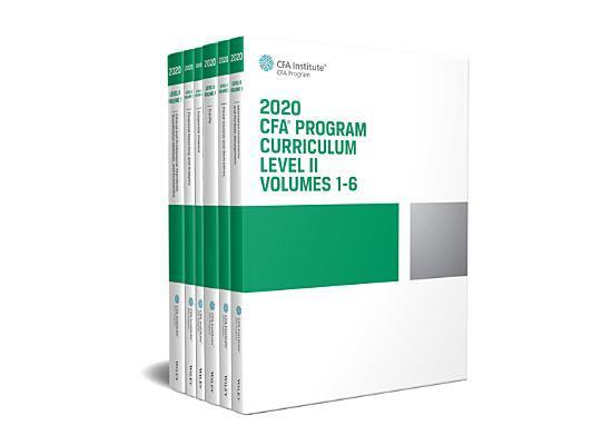 Cover: 9781946442956 | CFA Program Curriculum 2020 Level II, Volumes 1-6 Box Set | Institute