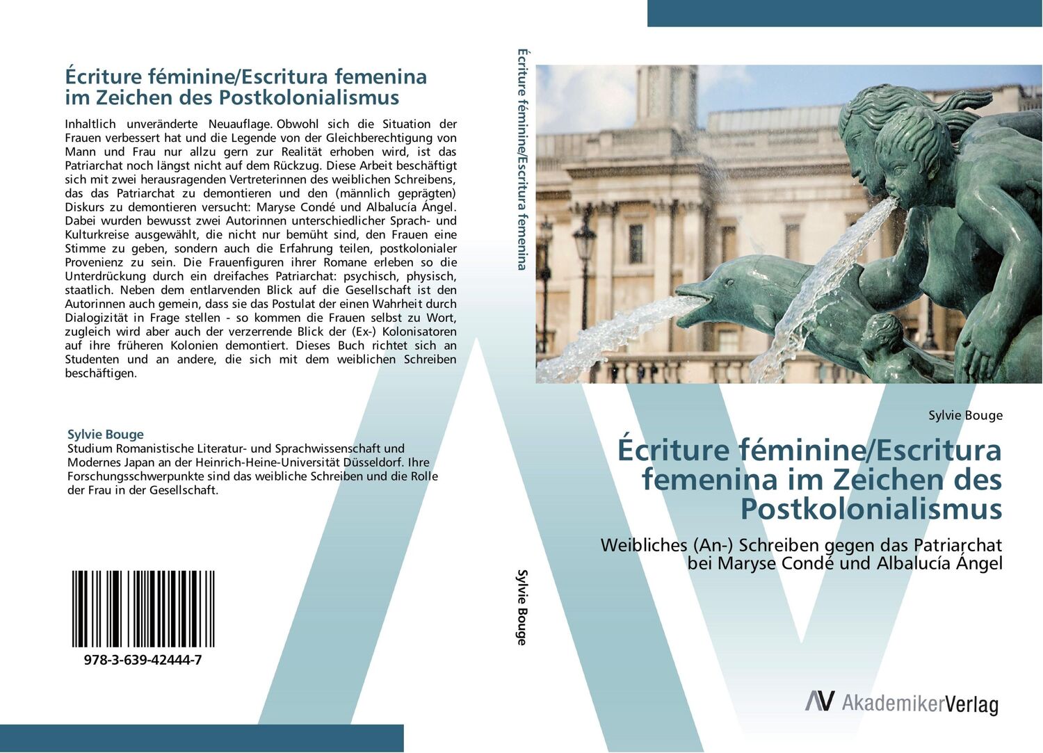 Cover: 9783639424447 | Écriture féminine/Escritura femenina im Zeichen des Postkolonialismus