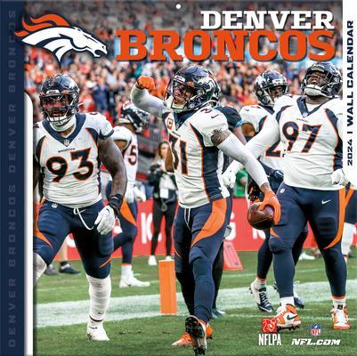 Cover: 9798350600520 | Denver Broncos 2024 12x12 Team Wall Calendar | Turner Sports | 2024