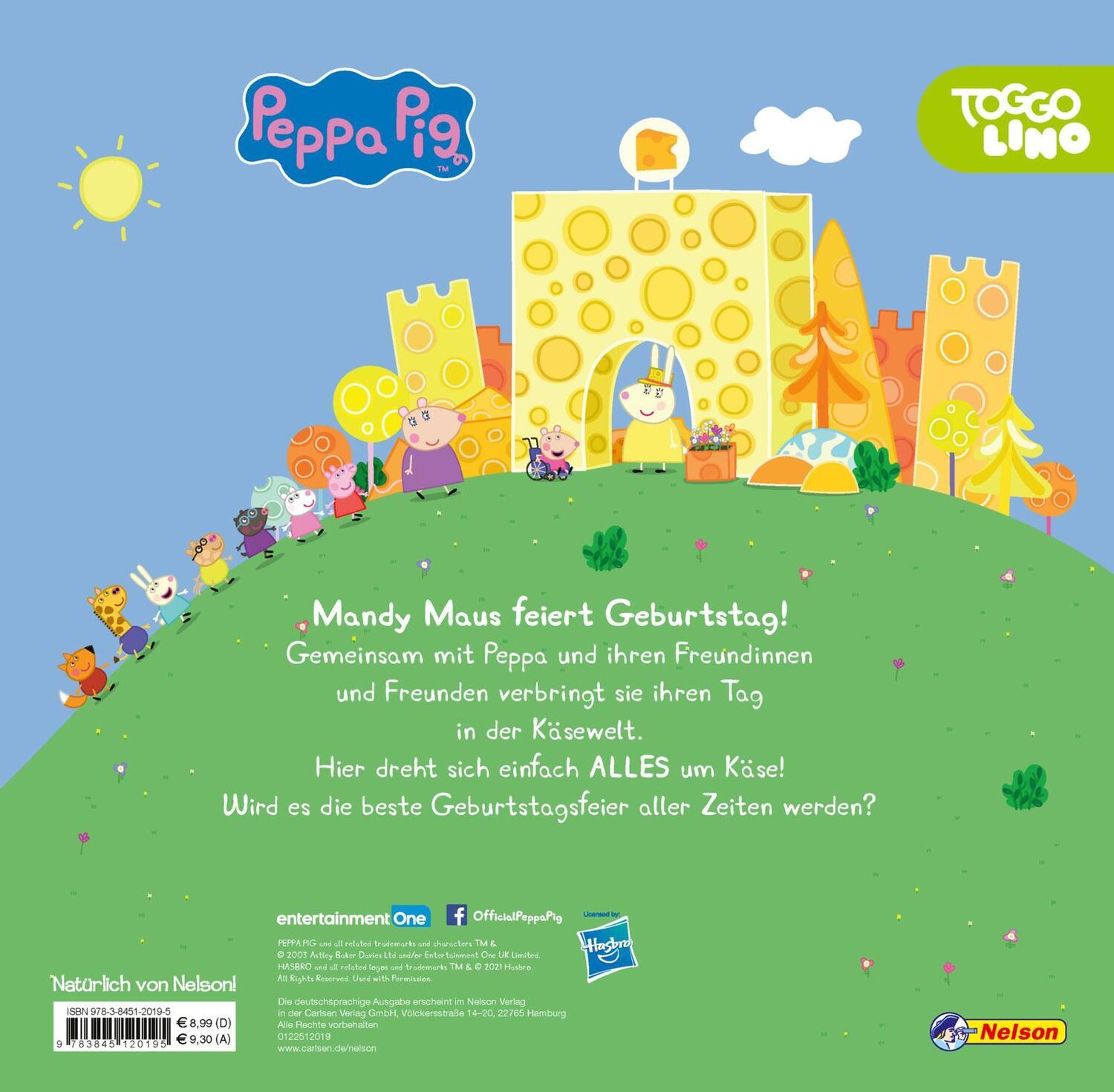 Rückseite: 9783845120195 | Peppa Wutz: Die schönste Geburtstagsfeier | Buch | Peppa Pig | 32 S.