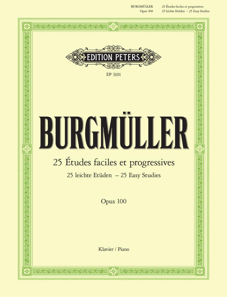 Cover: 9790014013981 | 25 leichte Etüden | für Klavier op. 100 | Friedrich Burgmüller | Buch