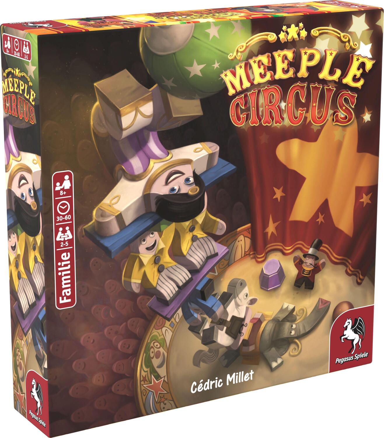 Bild: 4250231716478 | Meeple Circus (deutsche Ausgabe) | Spiel | Deutsch | 2018 | Pegasus