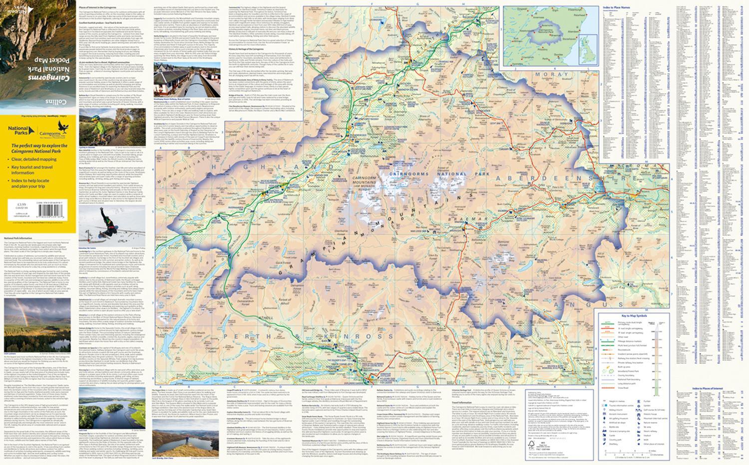 Bild: 9780008439187 | Cairngorms National Park Pocket Map | Collins Maps (u. a.) | Englisch