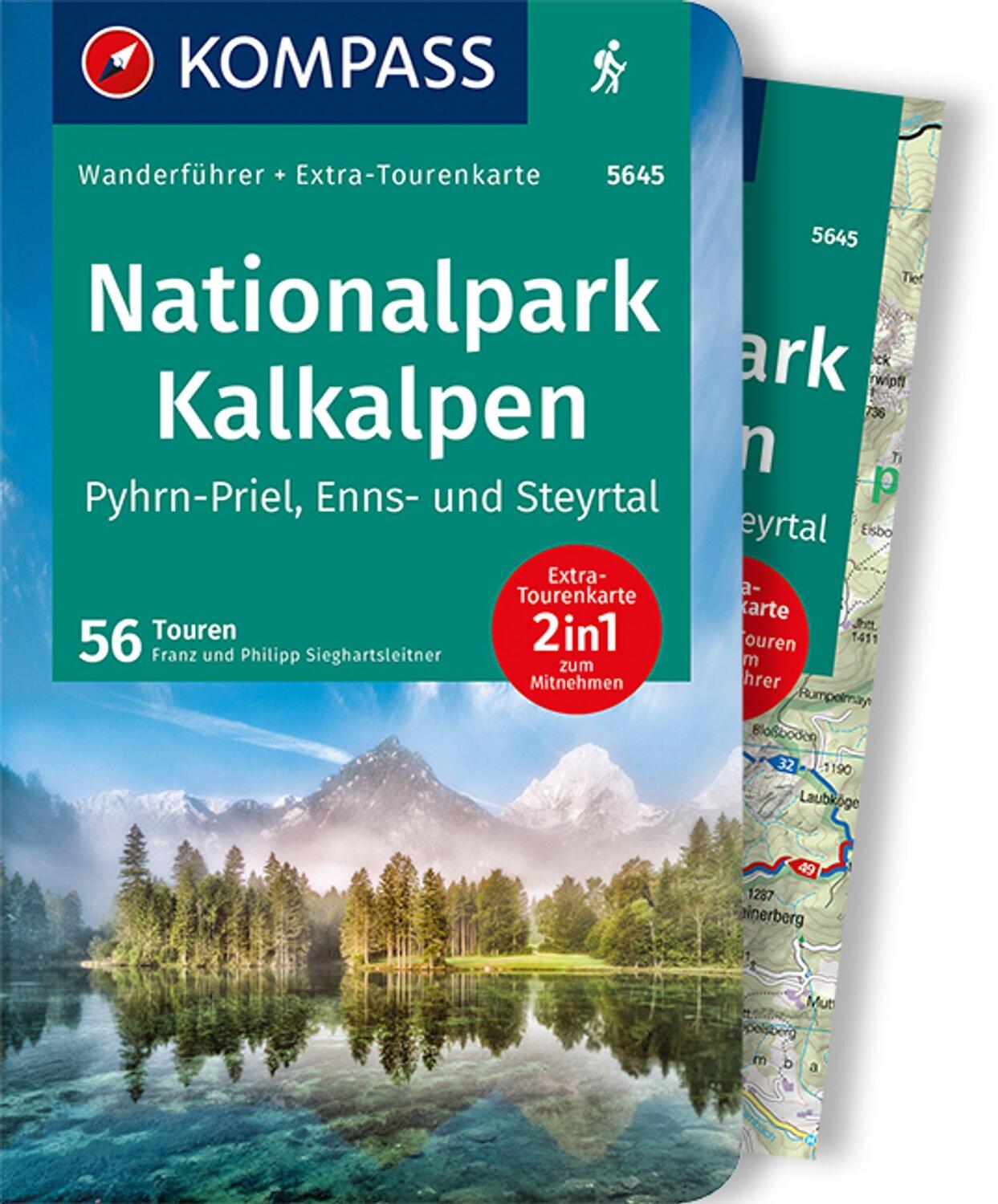 Cover: 9783990449097 | KOMPASS Wanderführer Nationalpark Kalkalpen - Pyhrn-Priel, Enns-...