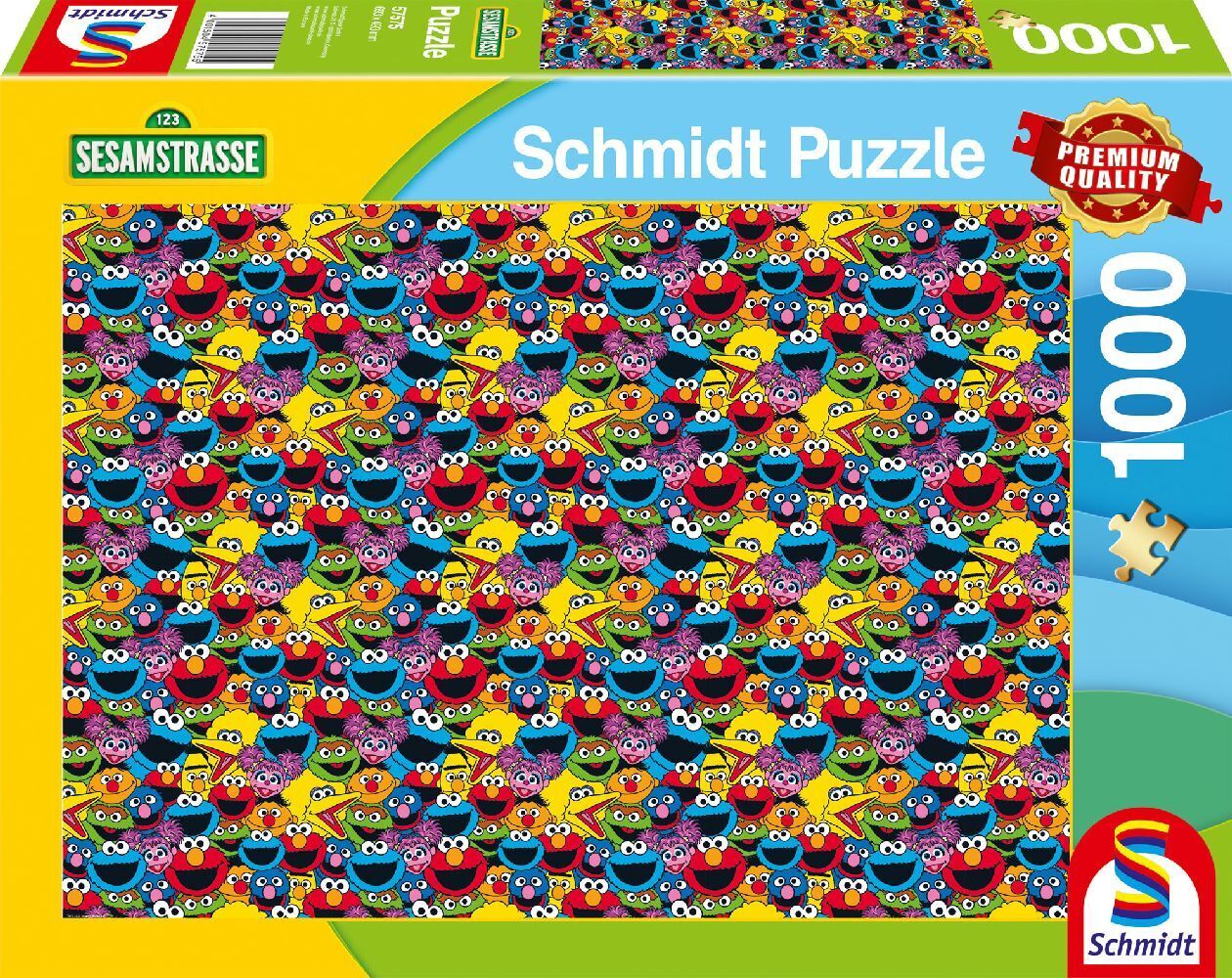 Cover: 4001504575755 | Sesamstraße - Wer, wie, was? | Puzzle Sesamstraße 1.000 Teile | Spiel